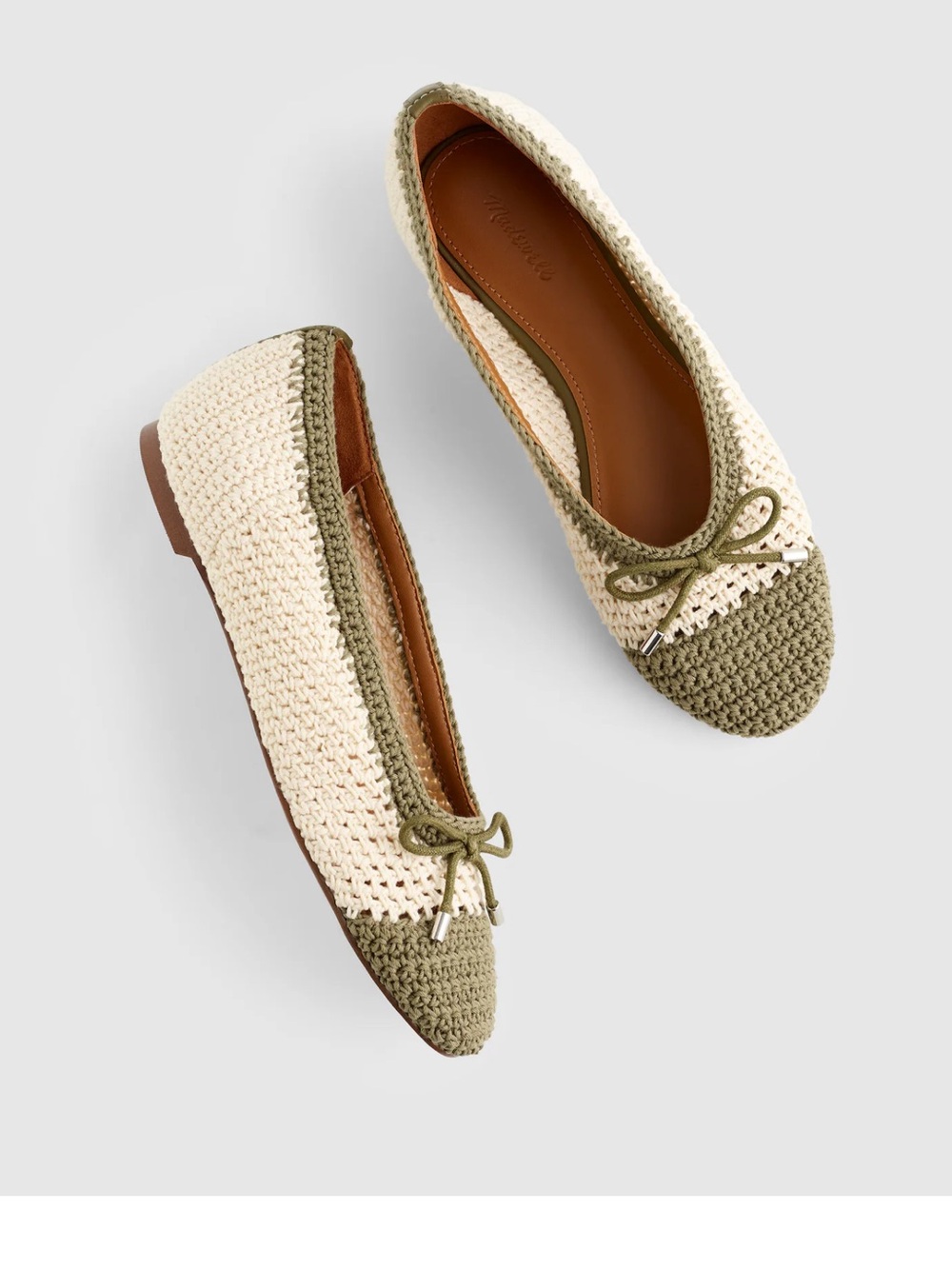 Madewell The Hester Flat in Crochet OA548